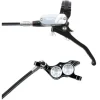 Hope Tech 4 E4 Disc Brake and Lever Set - Front Hydraulic Post Mount Silver