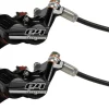 Hope Tech 3 E4 Duo Disc Brake Lever - Left Hand Front Rear Hydraulic Post Mount BLK