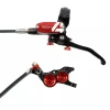 Hope Tech 4 V4 Disc Brake and Lever Set - Rear Hydraulic Post Mount Red