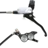 Hope Tech 4 V4 Disc Brake and Lever Set - Front Hydraulic Post Mount Silver