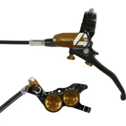 Hope Tech 4 V4 Disc Brake Right/Rear 74mm Black/Bronze