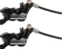 Hope Tech 3 V4 Duo Disc Brake Lever - Right Hand Front Rear Hydraulic Post Mount BLK