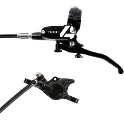 Hope Tech 4 X2 Disc Brake and Lever Set - Rear Hydraulic Post Mount Black