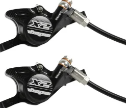 Hope Tech 3 X2 Duo Disc Brake Lever - Right Hand Front Rear Hydraulic Post Mount BLK