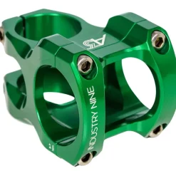 Industry Nine A318 Bike Stem - 31.8mm Clamp, +/-4.4, 1 1/8", Aluminum, Green