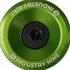 Industry Nine Ultra Light Aluminum Top Cap Lime