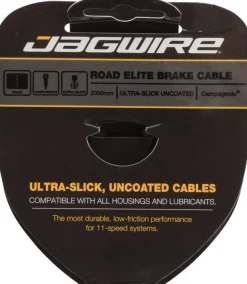 Jagwire Elite Ultra-Slick Brake Cable 1.5x2000mm Polished Slick Stainless Campagnolo