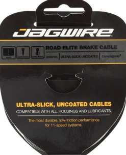 Jagwire Elite Ultra-Slick Brake Cable 1.5x2000mm Polished Slick Stainless Campagnolo