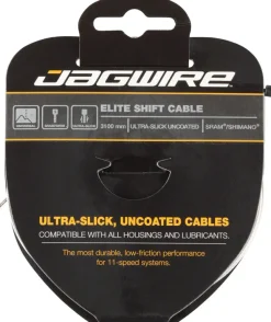 Jagwire Elite Ultra-Slick Shift Cable - 1.1 x 3100mm Polished Stainless Steel For SRAM/Shimano