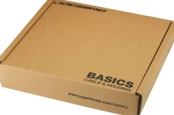 Jagwire 5mm Basics Brake Housing 200M Shop Box with End Caps Black