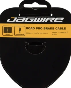 Jagwire Pro Brake Cable 1.5x2000mm Pro Polished Slick Stainless SRAM/Shimano Road