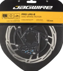 Jagwire Pro LR2-E Ebike Disc Brake Rotor Magnet - 180mm 6-Bolt Silver/BLK