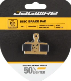 Jagwire Pro Semi-Metallic Disc Brake Pads - For Shimano S700 M615 M6000 M785 M8000 M666 M675 M7000 M9000 M9020 M985 M987