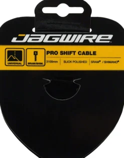 Jagwire Pro Shift Cable - 1.1 x 3100mm Polished Slick Stainless Steel For SRAM/Shimano