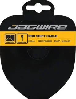 Jagwire Pro Shift Cable - 1.1 x 2300mm Polished Slick Stainless Steel For SRAM/Shimano