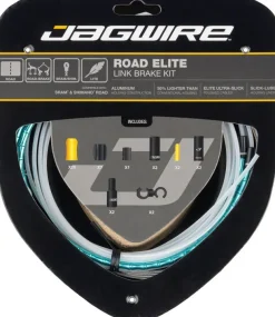 Jagwire Road Elite Link Brake Cable Kit SRAM/Shimano Ultra-Slick Uncoated Cables