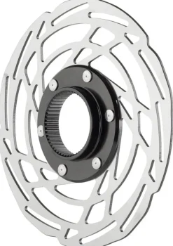Jagwire Sport SR1 Disc Brake Rotor - 203mm Center Lock Silver