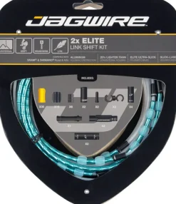 Jagwire 2x Elite Link Shift Cable Kit SRAM/Shimano Polished Ultra-Slick Cables