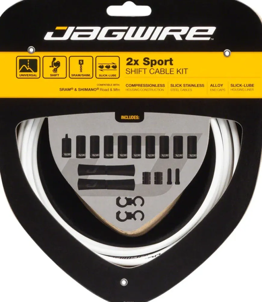 Jagwire 2x Sport Shift Cable Kit SRAM/Shimano