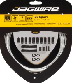 Jagwire 2x Sport Shift Cable Kit SRAM/Shimano