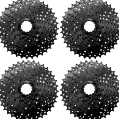 KMC REACT Cassette - 9-Speed 11-36t HG Driver Compatible Black 4 pk.