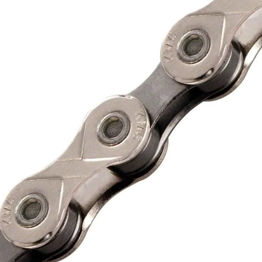 KMC X10.93 10-Speed Bike Chain, 116 Links, Silver/Gray