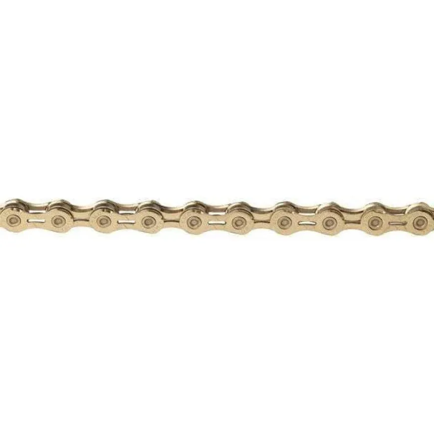 KMC X11EL Extra Light 11-Speed Bike Chain, 118 Links, Gold