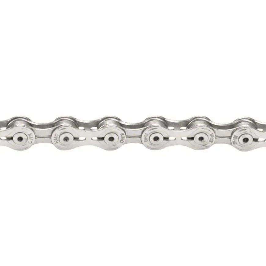 KMC X10SL 10-Speed Bike Chain, 116 Links, Silver