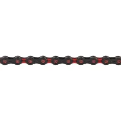 KMC X11SL Super Light Chain - 11-Speed, 116 Links, Black/Red