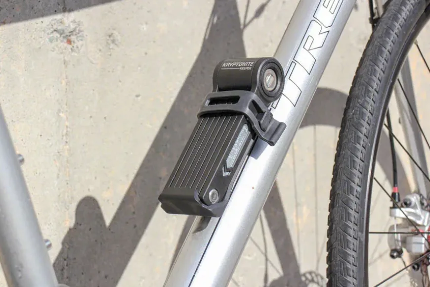 Kryptonite Keeper Mini Folding Lock - Includes Bracket