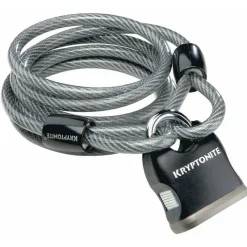 Kryptonite KryptoFlex Bike Cable Lock with Key: 6' x 8mm