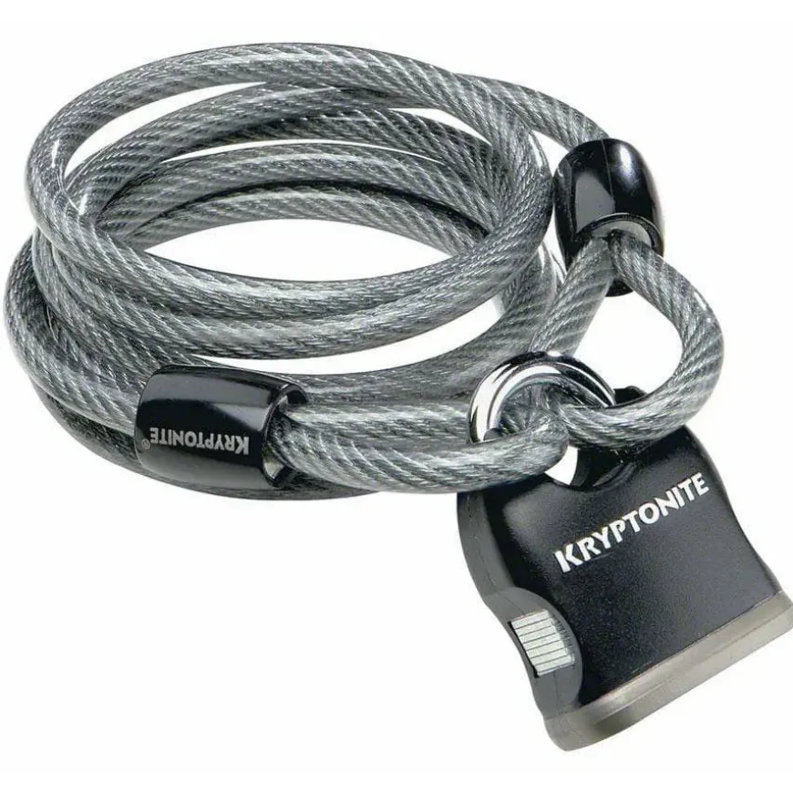 Kryptonite KryptoFlex Bike Cable Lock with Key: 6' x 8mm