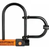 Kryptonite Messenger Mini Plus U-Lock - 3.75 x 6.5", Keyed, Black, Includes 3.25" wheel extender shackle