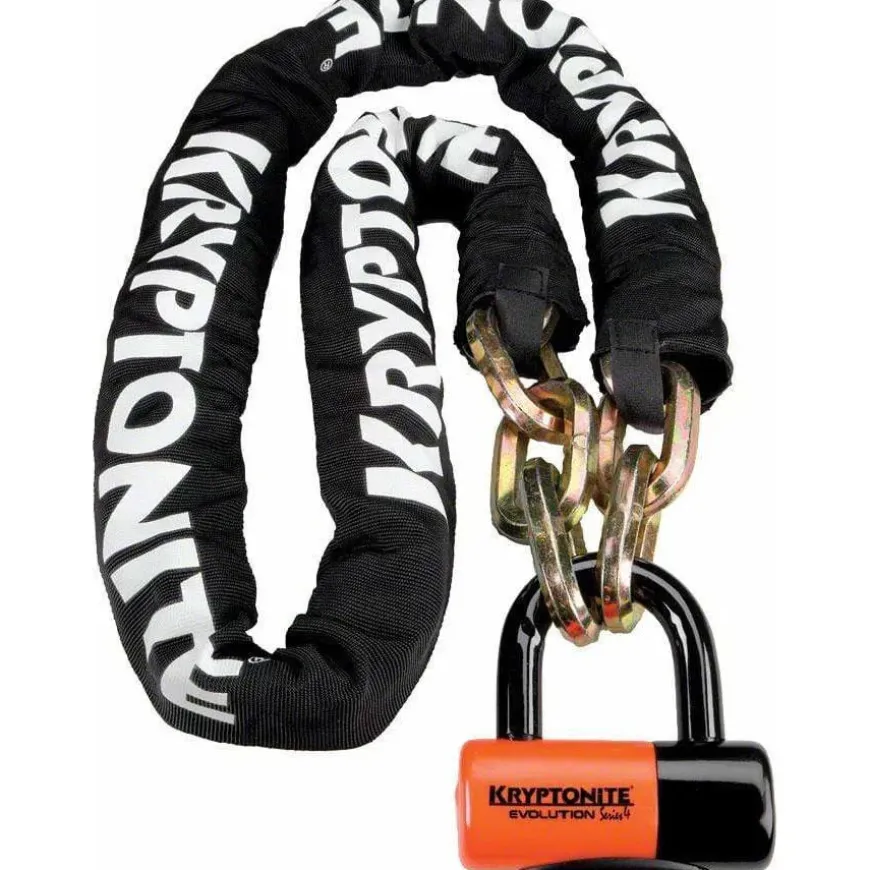Kryptonite New York Bike Chain 1217 and Evolution Disc Lock: 5.5' (170cm)