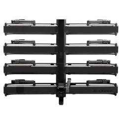 Kuat Piston Pro X Hitch Bike Rack Add-On - 2-Bike LED Lights 4-Pin Plug Kashima Coat Galaxy Gray