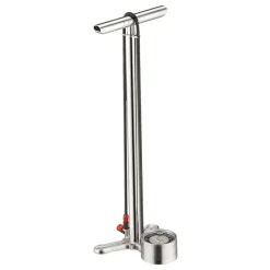 Lezyne CNC Floor Drive Pump: Silver