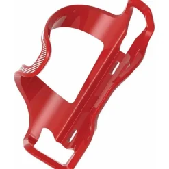 Lezyne Flow Bike Water Bottle Cage SideLoader Right Entry, Enhanced Graphics, Red