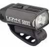 Lezyne Hecto Drive 500XL Front Bike Light: Gloss Black