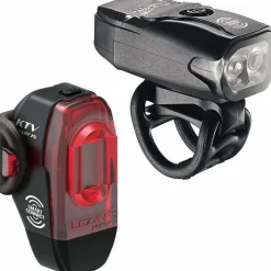 Lezyne KTV Drive Headlight and KTV Pro Smart Taillight Set: Black