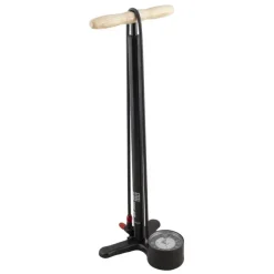 Lezyne Steel Floor Drive Floor Pump with 3.5" Gauge ABS Pro Head Flat Black
