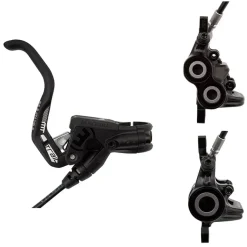 Magura MT Trail Sport Disc Brake Set - Front Rear Hydraulic Post Mount BLK/White