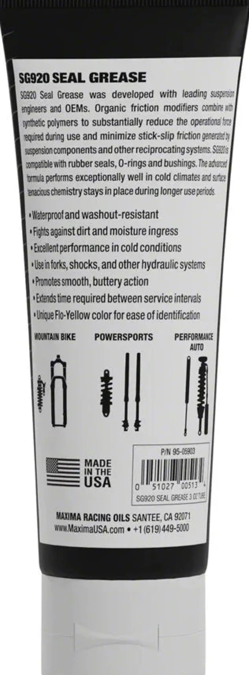 Maxima Racing Oils Maxima SG920 Seal Grease - 3oz