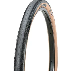 Maxxis Receptor Gravel, Touring-Hybrid Bike Tire - 650 x 47, Tubeless, Black/Dark Tan, Dual, Exo Protection