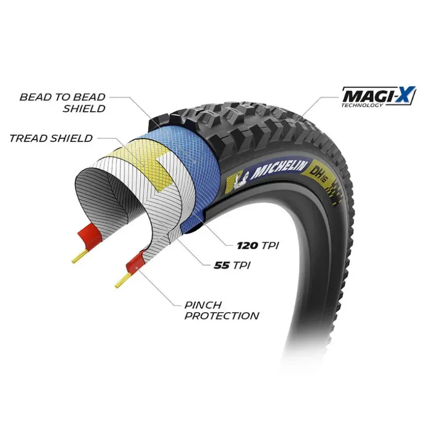 Michelin DH16 TLR 27.5X2.40 Black