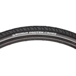 Michelin Protek Cross Touring-Hybrid Bike Tire, Ebike Tire - 700 x 35, Clincher, Wire, Black