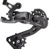 microSHIFT Acolyte SpringLock Rear Derailleur - 8 Speed Medium Cage BLK SpringLock Chain Retention