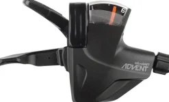 microSHIFT ADVENT Quick Trigger Pro Right Shifter - 1x9 Speed Gear Indicator BLK ADVENT Compatible Only