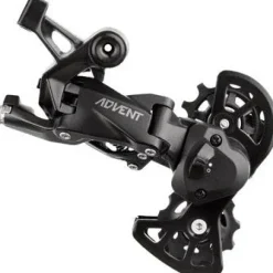 microSHIFT ADVENT Super Short Rear Derailleur - 9 Speed Super Short Cage BLK With Clutch