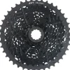 microSHIFT ADVENT X E-Series Cassette - 10 Speed 11-42t BLK ED Coated Alloy Outer Cog