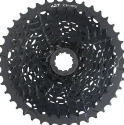 microSHIFT ADVENT X E-Series Cassette - 10 Speed 11-42t BLK ED Coated Alloy Outer Cog